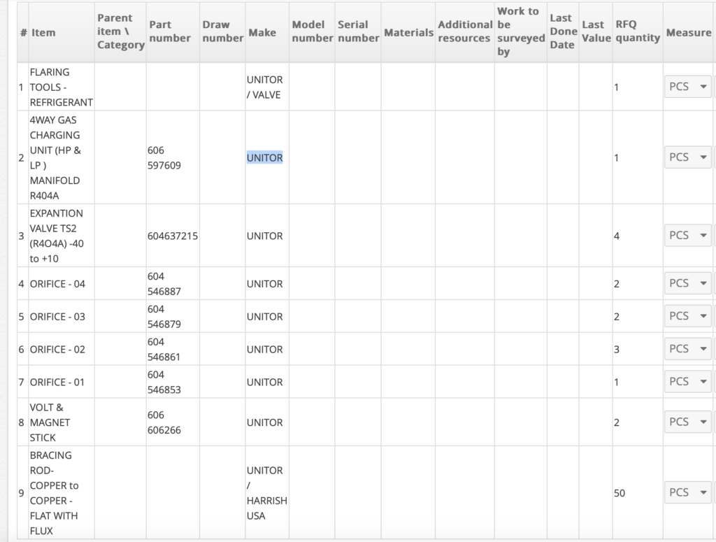 【询价】船舶备件—备件（CK-R20240619-02）询价-泰州昌宽社区-报价采购-船用采购网-船舶物料采购-船务服务-一站式船用设备供应服务