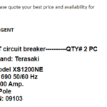 船舶备件—BT断路器（CK-J20240603-02）询价-船用采购网-船舶物料采购-船务服务-一站式船用设备供应服务
