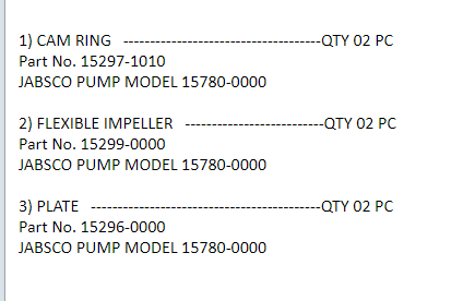 【询价】船舶备件—凸轮环/柔性叶轮/板（CK-J20240614-01）询价-泰州昌宽社区-报价采购-船用采购网-船舶物料采购-船务服务-一站式船用设备供应服务
