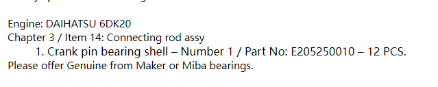 【询价】船舶备件—曲柄销轴瓦（CK-C20240619-02）询价-泰州昌宽社区-报价采购-船用采购网-船舶物料采购-船务服务-一站式船用设备供应服务