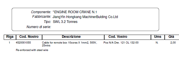 【询价】船舶备件—远程箱电缆（CK-C20240627-01）询价-泰州昌宽社区-报价采购-船用采购网-船舶物料采购-船务服务-一站式船用设备供应服务