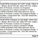 船舶备件—轴转速指示器（CK-L20240603-02）询价-船用采购网-船舶物料采购-船务服务-一站式船用设备供应服务