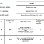 船舶备件—过滤器备件（CK-C20240607-09）询价-船用采购网-船舶物料采购-船务服务-一站式船用设备供应服务