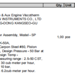 船舶备件—DAEHO备件（CK-L20240611-04）询价-船用采购网-船舶物料采购-船务服务-一站式船用设备供应服务