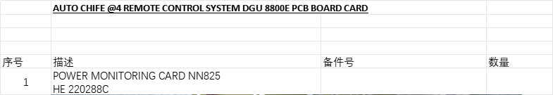 【询价】船舶备件—电源监控卡（CK-M20240612-02）询价-泰州昌宽社区-报价采购-船用采购网-船舶物料采购-船务服务-一站式船用设备供应服务