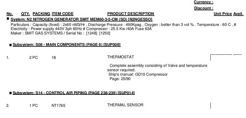 【询价】船舶备件—SMIT备件（CK-R20240612-05）询价-泰州昌宽社区-报价采购-船用采购网-船舶物料采购-船务服务-一站式船用设备供应服务