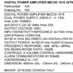 船舶备件—数字功率放大器（CK-C20240603-14）询价-船用采购网-船舶物料采购-船务服务-一站式船用设备供应服务