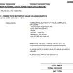 船舶备件—TOMOE阀备件（CK-R20240603-18）询价-船用采购网-船舶物料采购-船务服务-一站式船用设备供应服务