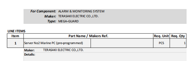 【询价】船舶备件—服务器2号船用PC（CK-R20240614-01）询价-泰州昌宽社区-报价采购-船用采购网-船舶物料采购-船务服务-一站式船用设备供应服务