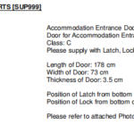 船舶备件—住宿入口门（CK-R20240603-19）询价-船用采购网-船舶物料采购-船务服务-一站式船用设备供应服务