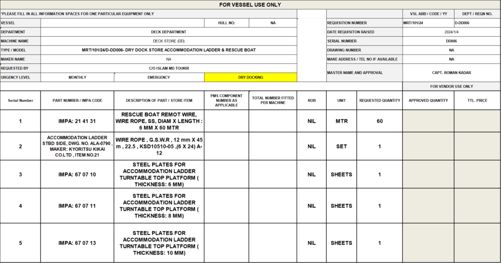 【询价】船舶备件—备件（CK-Y20240619-04）询价-泰州昌宽社区-报价采购-船用采购网-船舶物料采购-船务服务-一站式船用设备供应服务