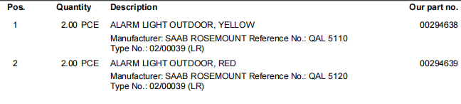 【询价】船舶备件—室外报警灯（CK-R20240619-10）询价-泰州昌宽社区-报价采购-船用采购网-船舶物料采购-船务服务-一站式船用设备供应服务