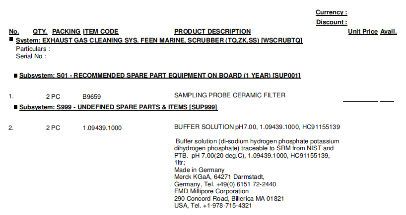 【询价】船舶备件—备件（CK-R20240624-20）询价-泰州昌宽社区-报价采购-船用采购网-船舶物料采购-船务服务-一站式船用设备供应服务
