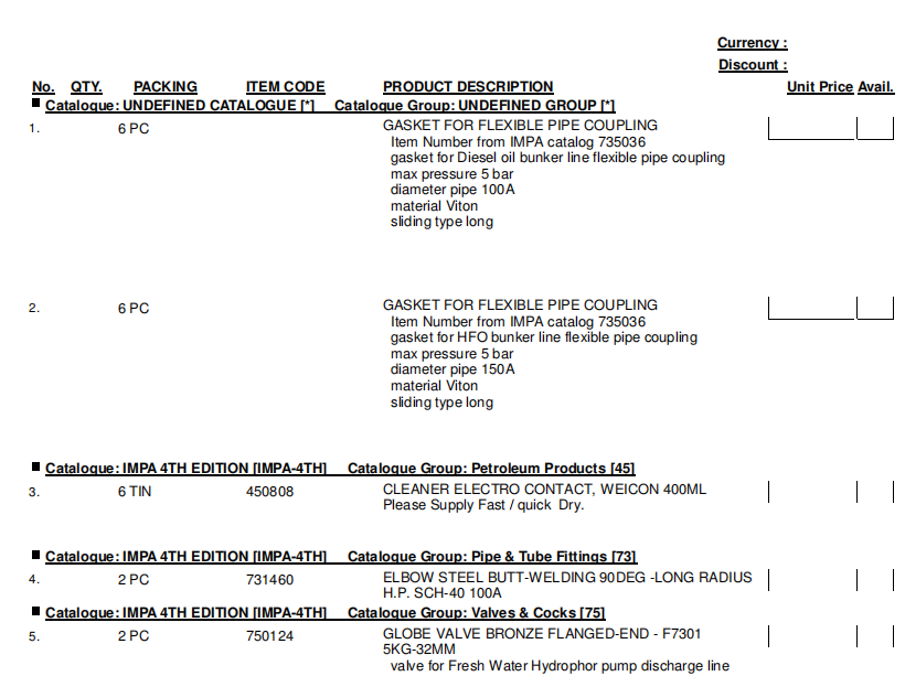 【询价】船舶备件—备件（CK-R20240624-21）询价-泰州昌宽社区-报价采购-船用采购网-船舶物料采购-船务服务-一站式船用设备供应服务