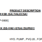 船舶备件—液压泵（CK-R20240625-19）询价-船用采购网-船舶物料采购-船务服务-一站式船用设备供应服务
