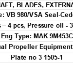 船舶备件—MAN B&W备件（CK-J20240627-07）询价-船用采购网-船舶物料采购-船务服务-一站式船用设备供应服务