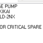 船舶备件—TAIKO泵备件（CK-C20240711-01）询价-船用采购网-船舶物料采购-船务服务-一站式船用设备供应服务