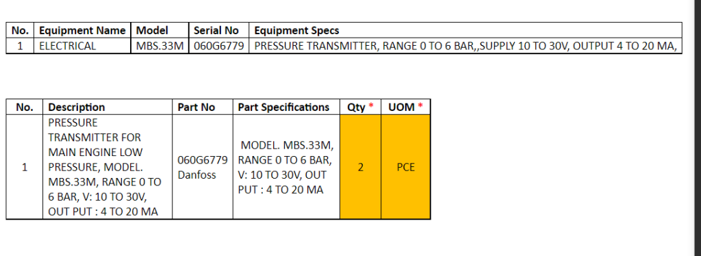 【询价】船舶备件—主机低压压力变送器（CK-J20240731-07）询价-泰州昌宽社区-报价采购-船用采购网-船舶物料采购-船务服务-一站式船用设备供应服务