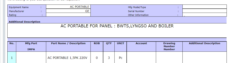 【询价】船舶备件—交流便携式（CK-R20240723-12）询价-泰州昌宽社区-报价采购-船用采购网-船舶物料采购-船务服务-一站式船用设备供应服务