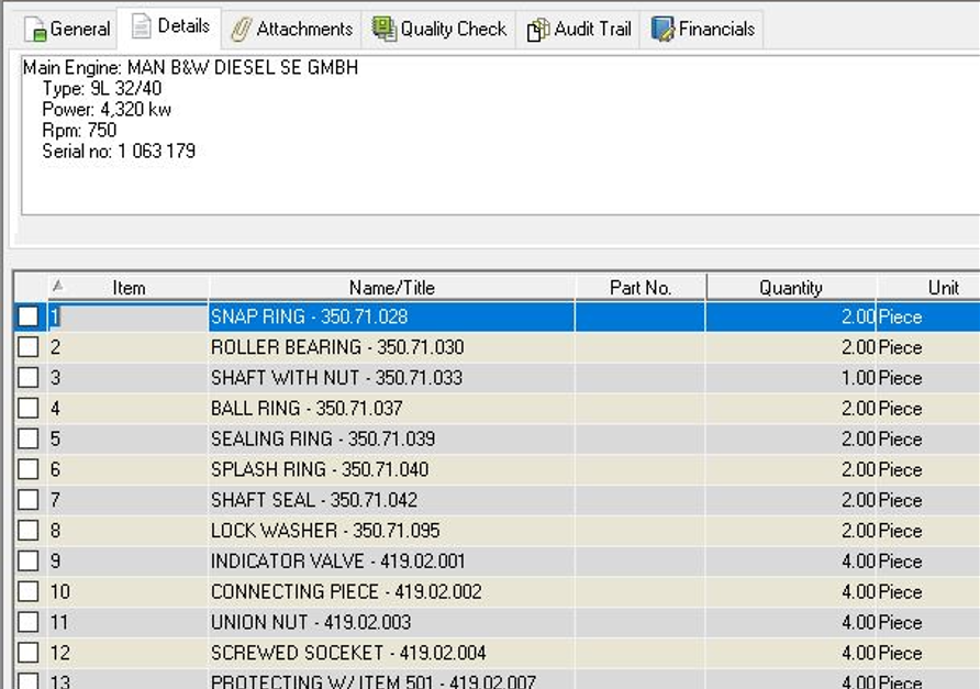 【询价】船舶备件—MAN B&W备件（CK-C20240711-04）询价-泰州昌宽社区-报价采购-船用采购网-船舶物料采购-船务服务-一站式船用设备供应服务