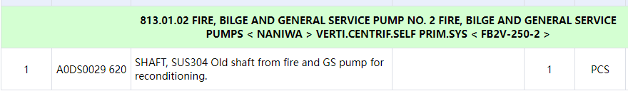 【询价】船舶备件—轴（CK-C20240731-09）询价-泰州昌宽社区-报价采购-船用采购网-船舶物料采购-船务服务-一站式船用设备供应服务