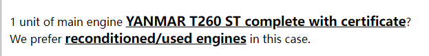 【询价】船舶备件—YANMAR备件（CK-C20240711-07）询价-泰州昌宽社区-报价采购-船用采购网-船舶物料采购-船务服务-一站式船用设备供应服务