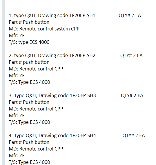 【询价】船舶备件—ZF备件（CK-J20240729-09）询价-泰州昌宽社区-报价采购-船用采购网-船舶物料采购-船务服务-一站式船用设备供应服务