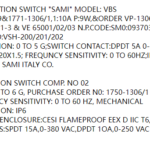 船舶备件—振动开关组件（CK-C20240701-12）询价-船用采购网-船舶物料采购-船务服务-一站式船用设备供应服务