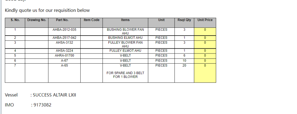 【询价】船舶备件—备件（CK-R20240722-12）询价-泰州昌宽社区-报价采购-船用采购网-船舶物料采购-船务服务-一站式船用设备供应服务