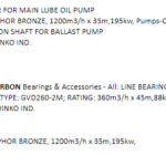 船舶备件—轴承/叶轮（CK-C20240710-02）询价-船用采购网-船舶物料采购-船务服务-一站式船用设备供应服务