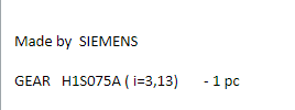 【询价】船舶备件—SIEMENS齿轮（CK-J20240716-06）询价-泰州昌宽社区-报价采购-船用采购网-船舶物料采购-船务服务-一站式船用设备供应服务