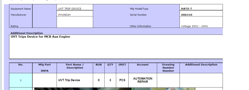 【询价】船舶备件—HYUNDAY备件（CK-R20240730-17）询价-泰州昌宽社区-报价采购-船用采购网-船舶物料采购-船务服务-一站式船用设备供应服务
