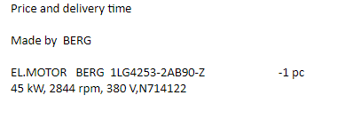 【询价】船舶备件—BERG备件（CK-J20240704-09）询价-泰州昌宽社区-报价采购-船用采购网-船舶物料采购-船务服务-一站式船用设备供应服务