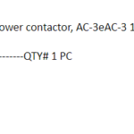 船舶备件—SIEMENS电源接触器（CK-J20240726-03）询价-船用采购网-船舶物料采购-船务服务-一站式船用设备供应服务