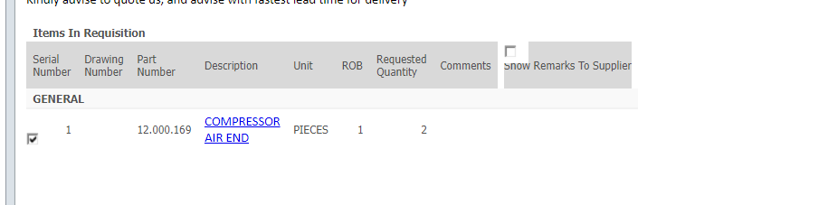 【询价】船舶备件—压缩机空气端（CK-R20240723-14）询价-泰州昌宽社区-报价采购-船用采购网-船舶物料采购-船务服务-一站式船用设备供应服务