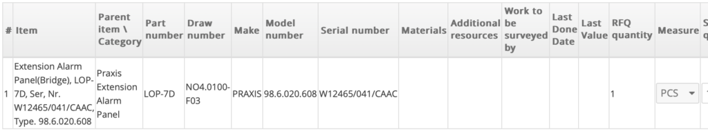 【询价】船舶备件—扩展报警面板（CK-R20240731-01）询价-泰州昌宽社区-报价采购-船用采购网-船舶物料采购-船务服务-一站式船用设备供应服务