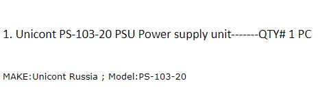 【询价】船舶备件—电源单元（CK-J20240719-10）询价-泰州昌宽社区-报价采购-船用采购网-船舶物料采购-船务服务-一站式船用设备供应服务