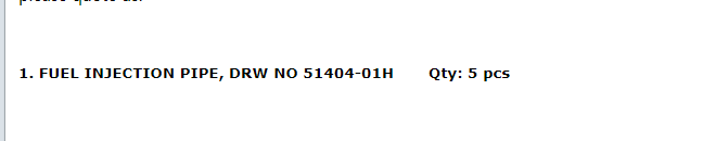 【询价】船舶备件—燃油喷射管（CK-R20240717-17）询价-泰州昌宽社区-报价采购-船用采购网-船舶物料采购-船务服务-一站式船用设备供应服务