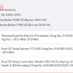 船舶备件—熔断器/传感器/控制器（CK-L20240711-01）询价-船用采购网-船舶物料采购-船务服务-一站式船用设备供应服务