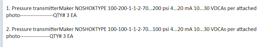【询价】船舶备件—压力变送器（CK-J20240719-01）询价-泰州昌宽社区-报价采购-船用采购网-船舶物料采购-船务服务-一站式船用设备供应服务