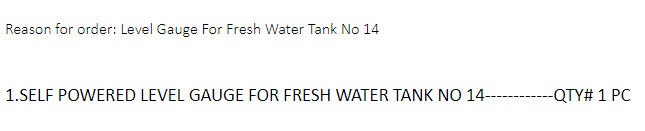 【询价】船舶备件—淡水箱自供电液位计（CK-J20240723-03）询价-泰州昌宽社区-报价采购-船用采购网-船舶物料采购-船务服务-一站式船用设备供应服务