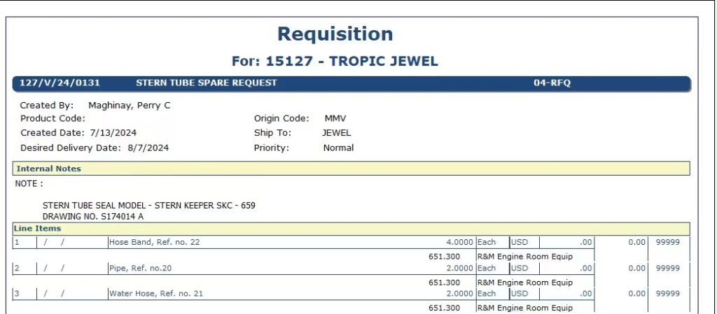 【询价】船舶备件—备件（CK-Y20240724-01）询价-泰州昌宽社区-报价采购-船用采购网-船舶物料采购-船务服务-一站式船用设备供应服务