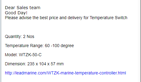 【询价】船舶备件—温度开关（CK-J20240709-27）询价-泰州昌宽社区-报价采购-船用采购网-船舶物料采购-船务服务-一站式船用设备供应服务