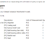 船舶备件—STP排放泵备件（CK-L20240730-02）询价-船用采购网-船舶物料采购-船务服务-一站式船用设备供应服务