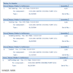 船舶备件—MAN冷却水驱动泵备件（CK-C20240730-07）询价-船用采购网-船舶物料采购-船务服务-一站式船用设备供应服务