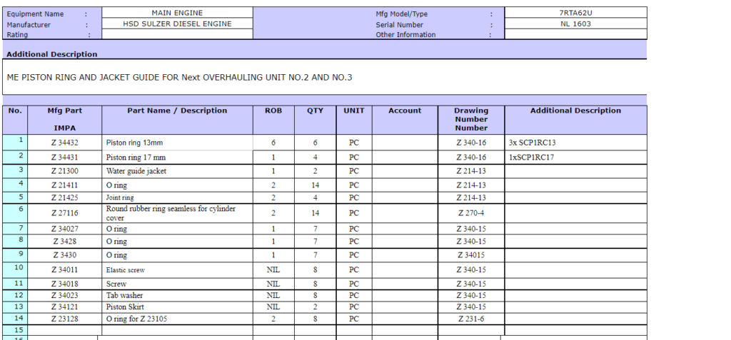 【询价】船舶备件—HSD备件（CK-R20240731-14）询价-泰州昌宽社区-报价采购-船用采购网-船舶物料采购-船务服务-一站式船用设备供应服务