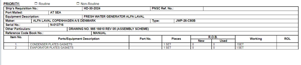 【询价】船舶备件—ALFA备件（CK-R20240719-01）询价-泰州昌宽社区-报价采购-船用采购网-船舶物料采购-船务服务-一站式船用设备供应服务