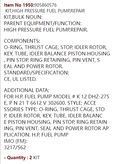 【询价】船舶备件—备件（CK-C20240723-01）询价-泰州昌宽社区-报价采购-船用采购网-船舶物料采购-船务服务-一站式船用设备供应服务
