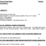 船舶备件—备件（CK-R20240715-14）询价-船用采购网-船舶物料采购-船务服务-一站式船用设备供应服务