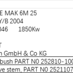 船舶备件—排气阀杆/小端衬套（CK-J20240717-22）询价-船用采购网-船舶物料采购-船务服务-一站式船用设备供应服务